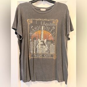Altar'd State Charcoal Graphic Tee
